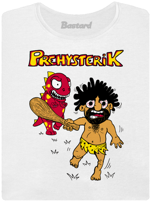 Prehysterik dámske tričko s lemom White