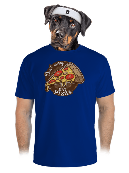 Pizza pánske športové tričko Royal Blue Mal