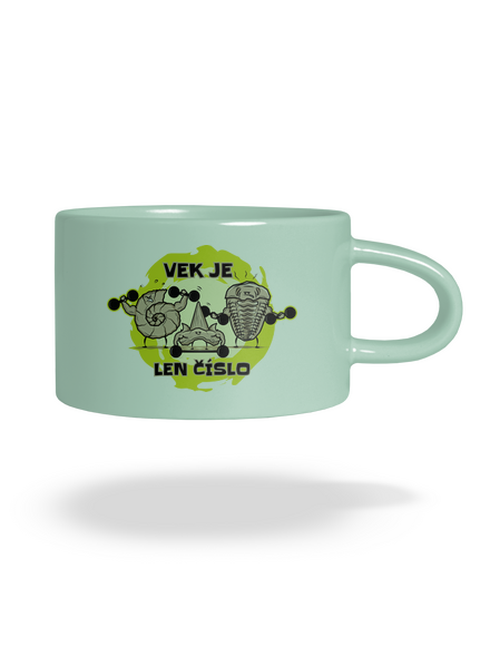 Vek je len číslo hrnček makronka Mint Macaron