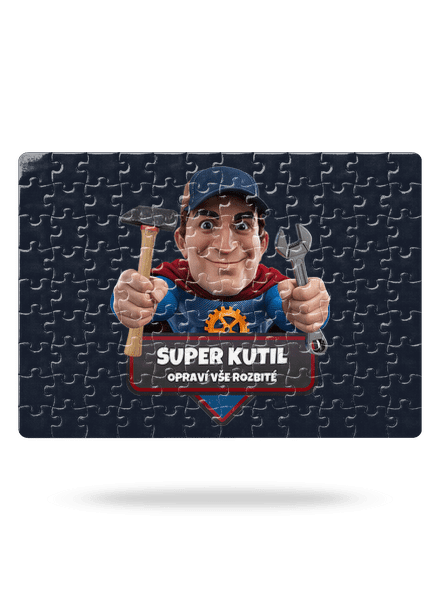 Super otec puzzle White