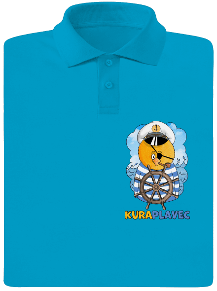 Kuraplavec pánska polokošeľa Blue Atol