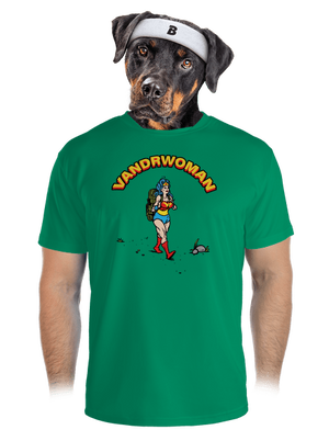 Vandrwoman pánske športové tričko Kelly Green Mal