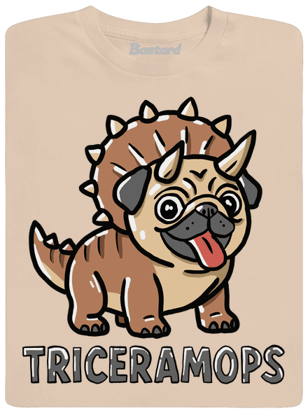 Triceramops pánske tričko Sand
