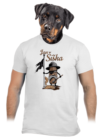 Jan Šiška pánske tričko White