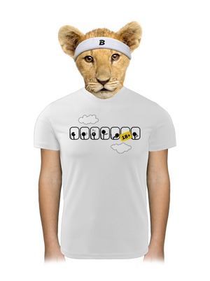 Lietadlo detské športové tričko White