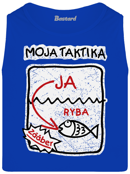 Rybárska taktika pánske tielko Royal Blue