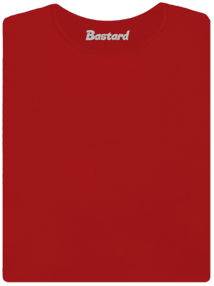 Bez potlače dámske tričko s lemom Red Mal