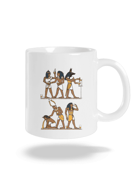 Egyptská párty klasický hrnček White