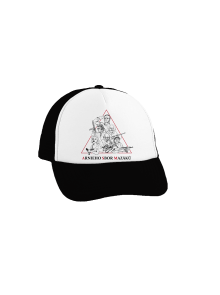 Arnieho sbor mazáků šiltovka truckerka Black cap