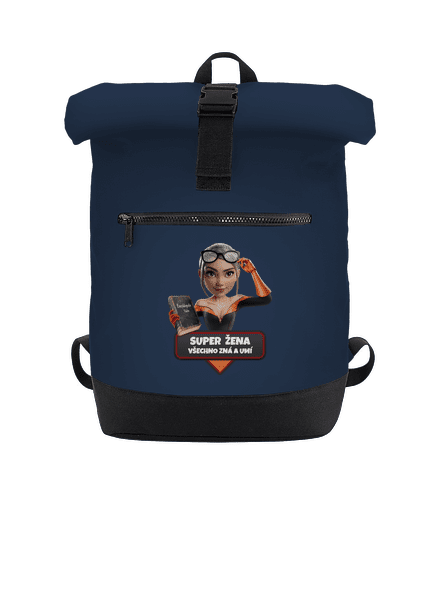 Super mama batoh French Navy
