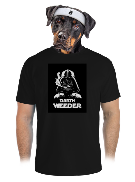 Darth Weeder pánske športové tričko Black