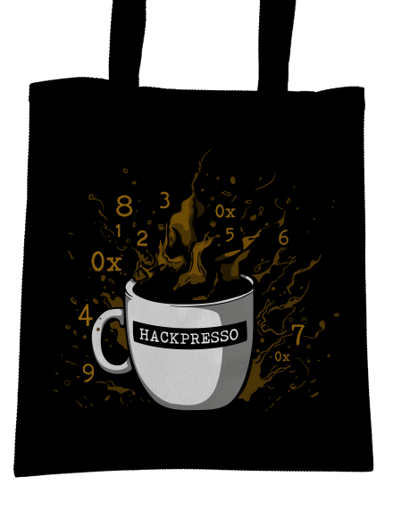 Hackpresso  taška Black