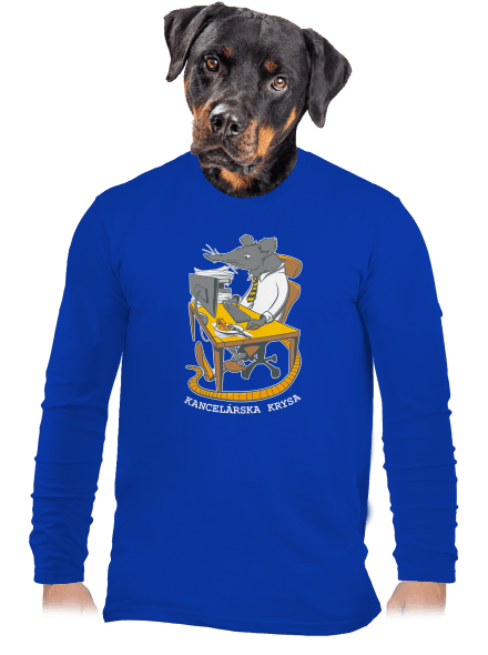 Kancelárska krysa pánske dlhý rukáv Royal Blue