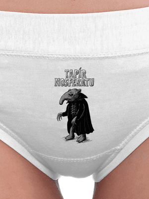 Tapír Nosferatu dámske nohavičky White
