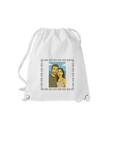 Simpsonovi z vlastnej fotky vak White