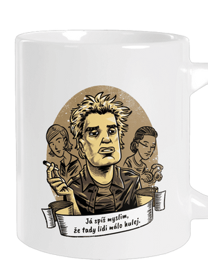 B14: Samotáři veľký hrnček White