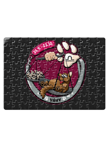 Psí horoskop: Váhy puzzle White