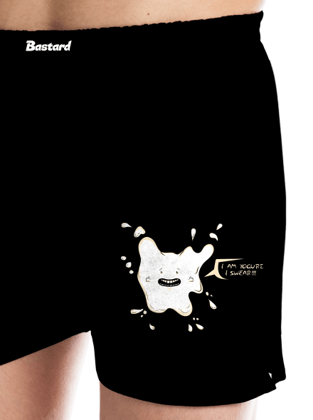 Jogurt pánske trenky Black