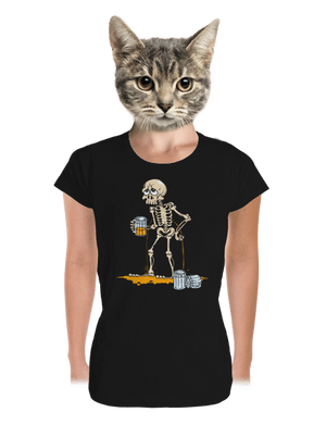 Kosťa dámske tričko prémium Black