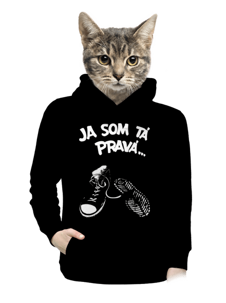 Hľadám tú pravú dámska mikina klokanka Black
