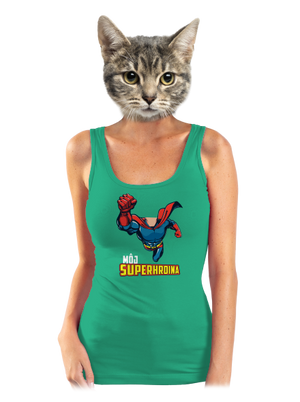 Môj superhrdina dámske tielko klasické Mint Mal