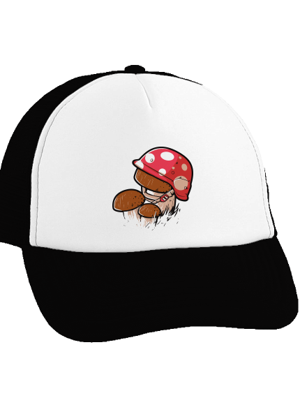 Hríb šiltovka truckerka Black cap