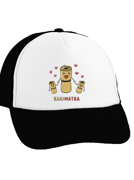 Karimatka šiltovka truckerka Black cap