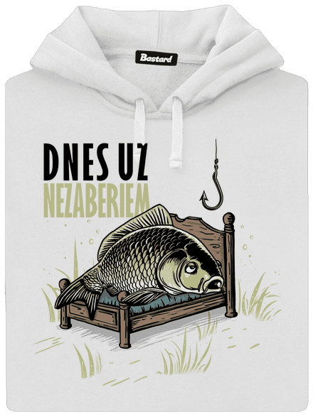 Dnes už nezaberiem dámska mikina klokanka White