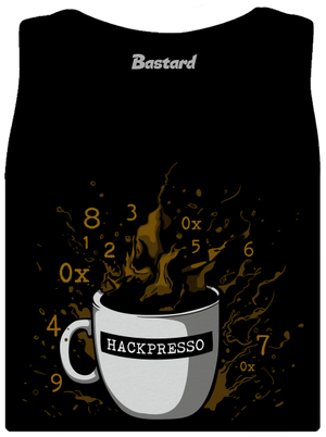 Hackpresso  dámske tielko klasické Black