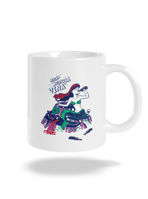 Malá mořská vína klasický hrnček White