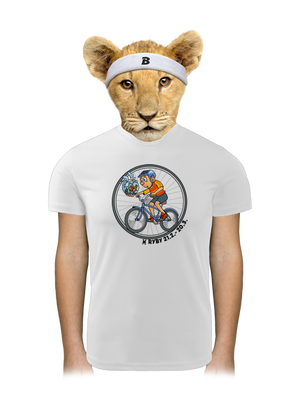 Cyklistický horoskop: Ryby detské športové tričko White