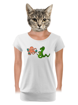 dámske tričko s lemom