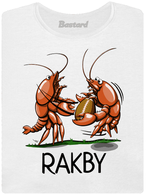 Rakby dámske tričko s lemom White