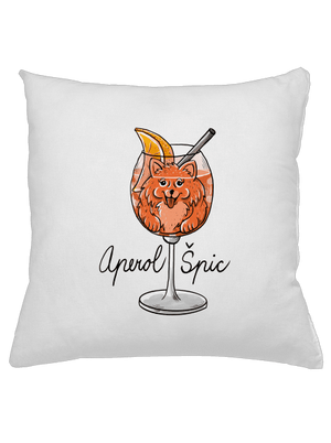 Aperol Špic vankúš White