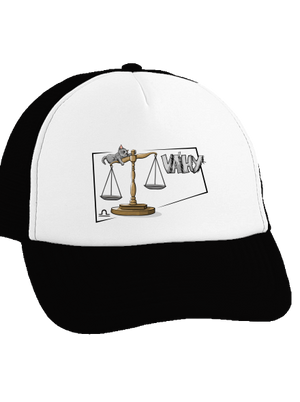 Mačací horoskop: Váhy šiltovka truckerka Black cap