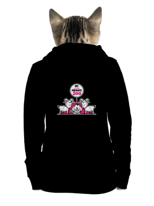 ZOO dámska mikina na zips Black