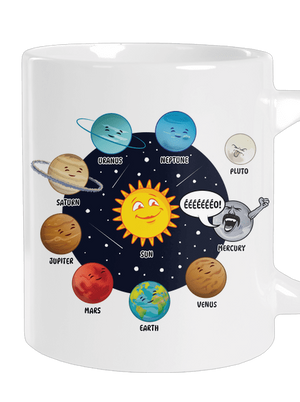 Mercury veľký hrnček White