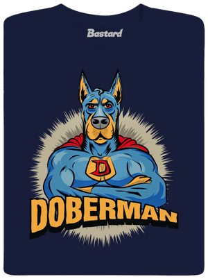Doberman pánske tričko Navy