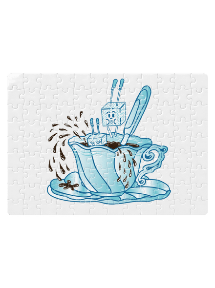 Cukroholik puzzle White