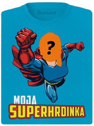 Moja superhrdinka dámske športové tričko Blue Atol