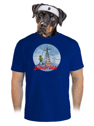 Silnoprúdár pánske športové tričko Royal Blue Mal