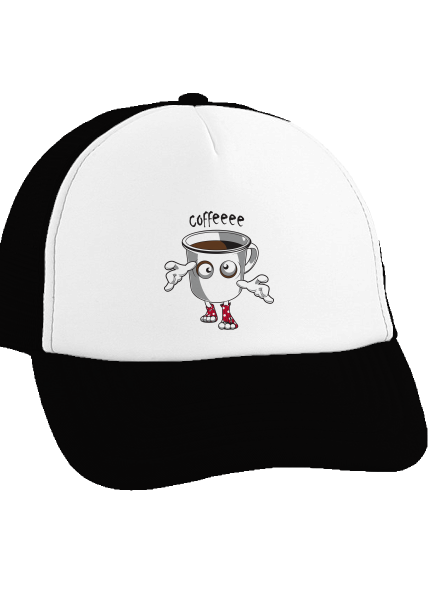 Zombie kafe šiltovka truckerka Black cap