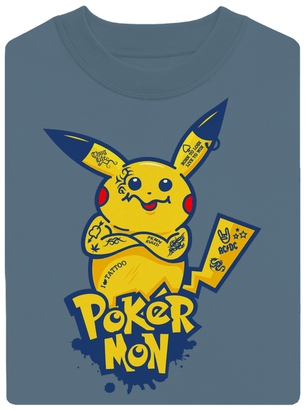 Pokérmon unisex mikina bez kapucne Nordic Blue