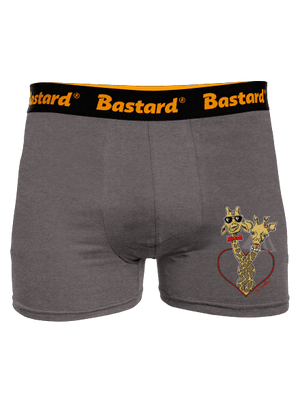 Žirafy vo zväzku boxerky Gray Melange