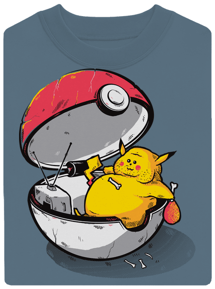 Koniec pokémona unisex mikina bez kapucne Nordic Blue