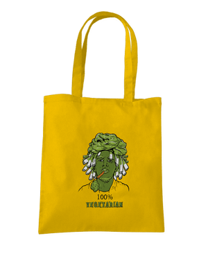 100% vegetarián taška Sunflower