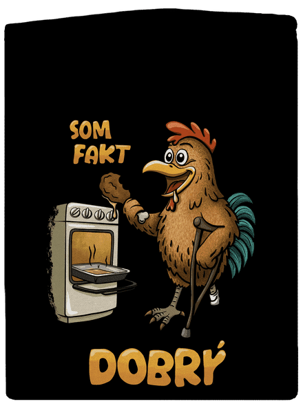Som dobrý pánska mikina na zips Black