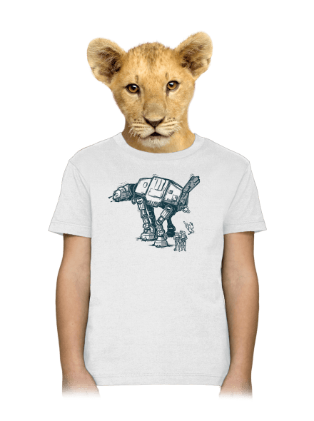 AT-AT detské tričko White