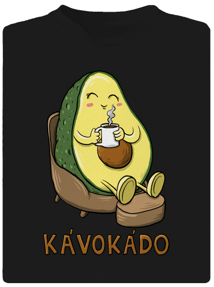 Kávokádo detské športové tričko Black