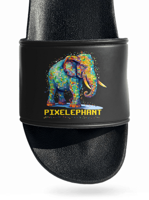 Pixelephant šľapky Black